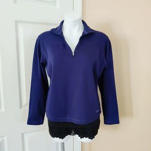 Patagonia Capilene warm 1/4 zip top sz L